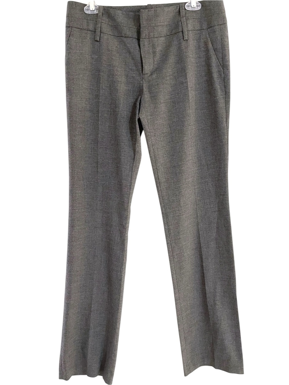 Zara Women's Gray Straight Leg Dress Pants Mid-Rise Size 8
